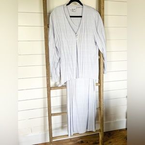 Size 16 maxi dress and matching cardigan